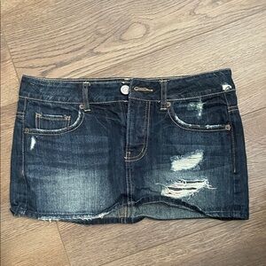 American Eagle Outfitters Dark Blue Jean Shorts